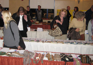 Silent auction with fair trade items