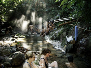 Natural Hot Spring at Manu