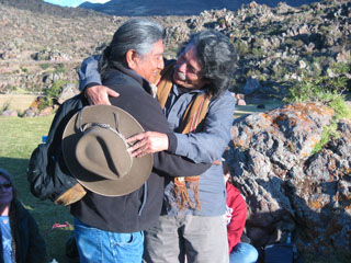 Don Américo and Hopi Elder Harold Joseph